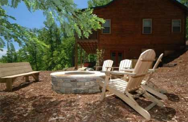 Fire Pit at JP Ridgeland Cabin Rentals