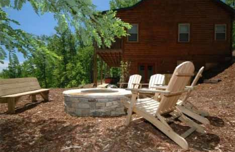 Fire Pit at JP Ridgeland Cabin Rentals
