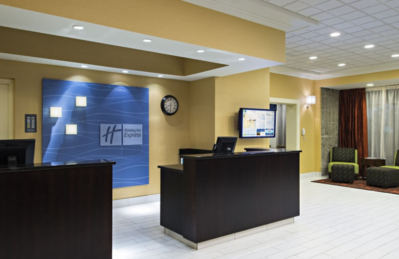 Lobby Area at Holiday Inn Express Hotel & Suites Boston