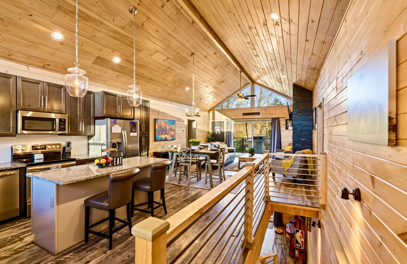 Kitchen at American Patriot Getaways - Sugar Bear.