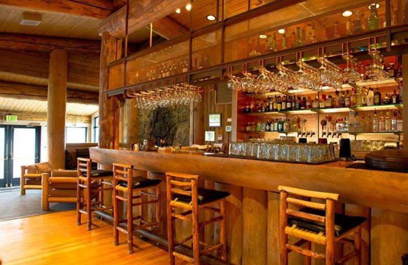 The bar at Sun Mountain Lodge.