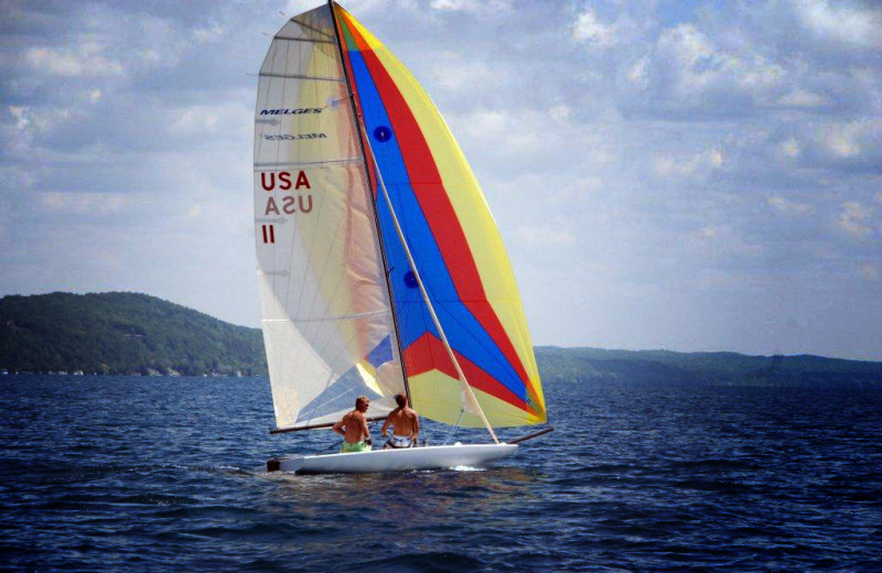 Sailing at Chimney Corners Resort