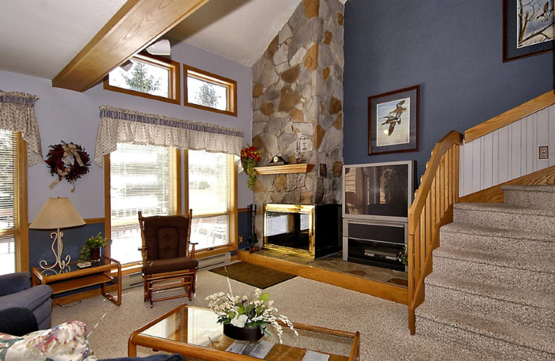 Vacation rental interior at Deerfield Village Resort.