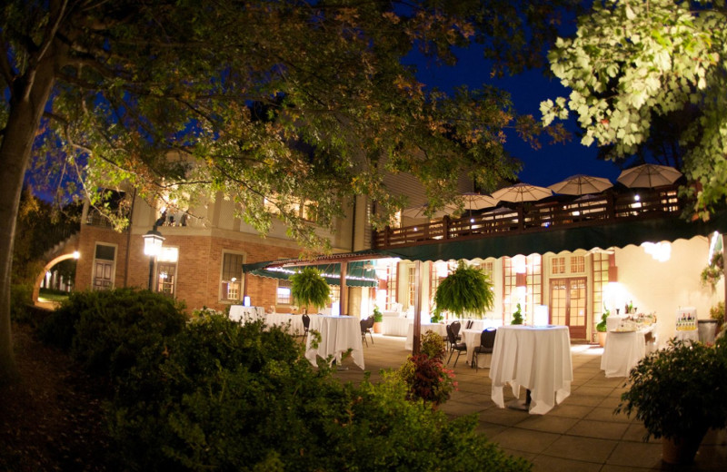 Patio at Boar's Head Resort.