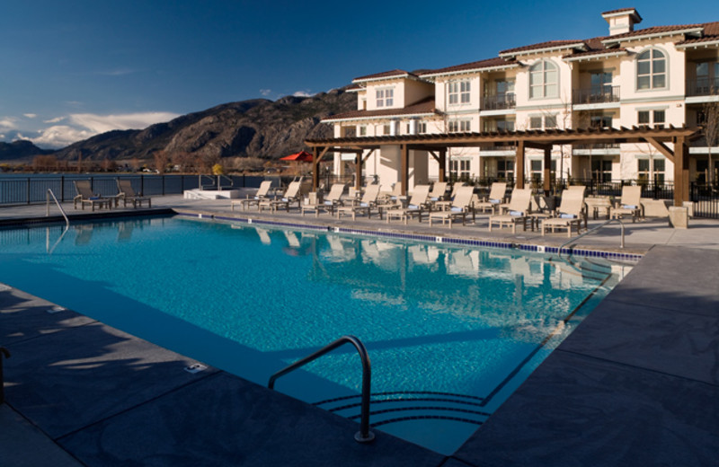 Outdoor pool at Walnut Beach Resort.