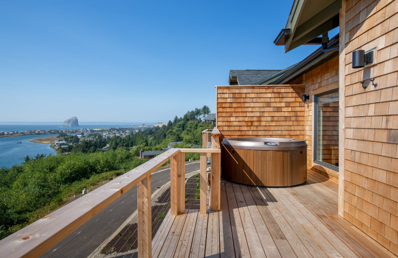 Balcony at Shorepine Vacation Rentals.