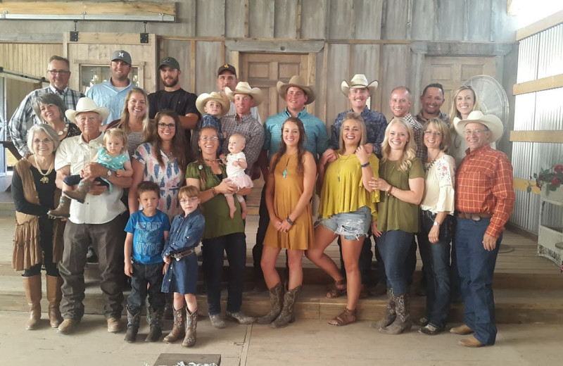 Family at Vee Bar Guest Ranch.