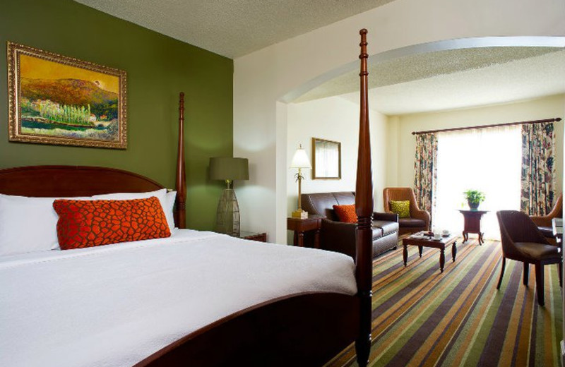 Guest room at Celebration Hotel.