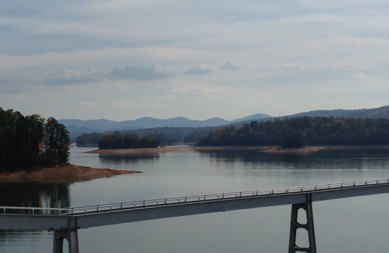 Lake Nottely near Copperhead Lodge.