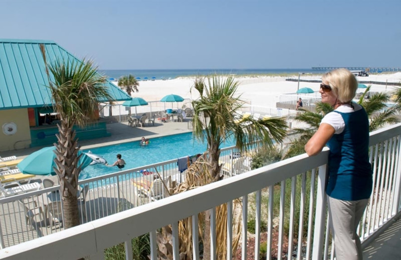 Beach view at High Pointe Hotels.