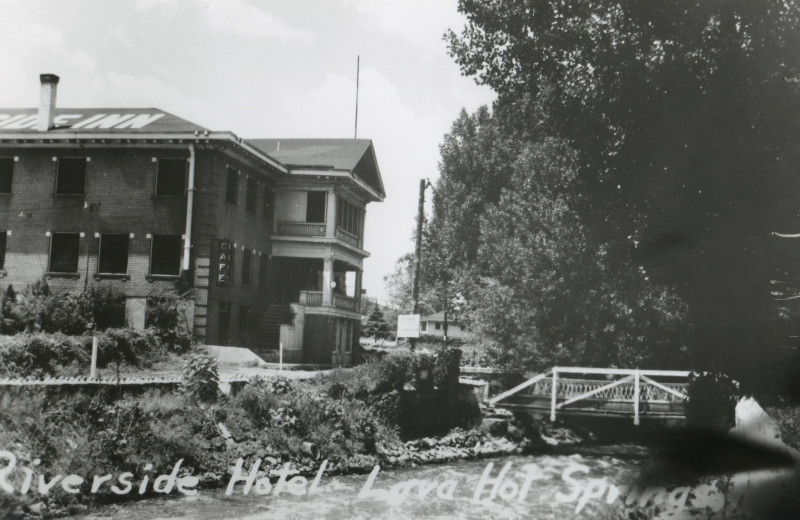 Historic photo of Riverside Hot Springs Inn & Spa.