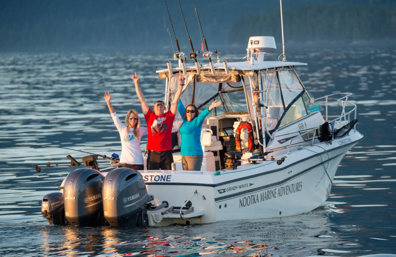 Boating at Nootka Marine Adventures.