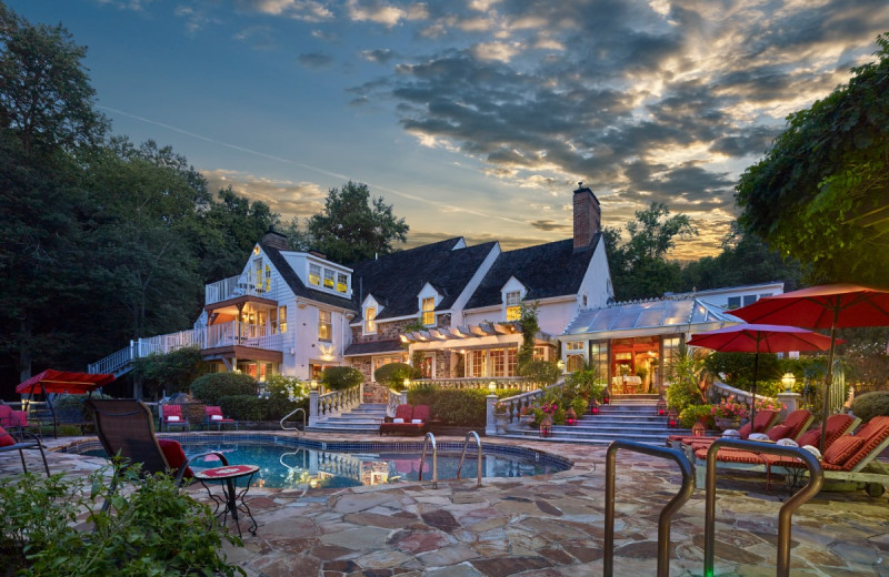 Outdoor pool at Inn At Bowman's Hill.