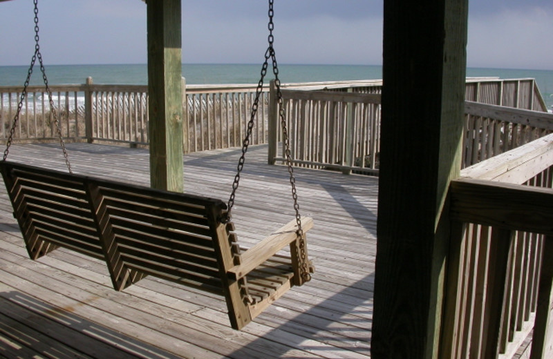 Rental deck at Island Real Estate. Inc.