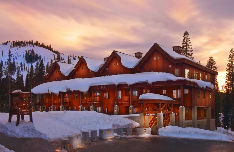 Exterior view of Sugar Bowl Resort.