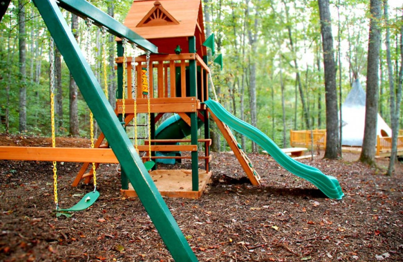 Playground at Watershed Resort.