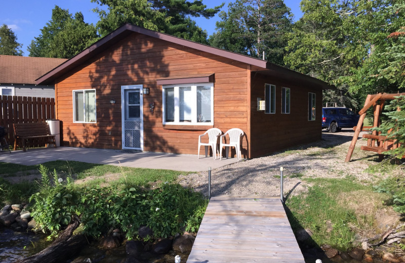 Cabins at Cedar Beach Resort.