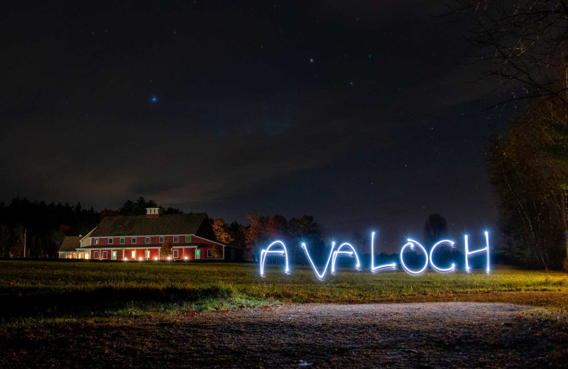 Exterior view of Avaloch Farm.