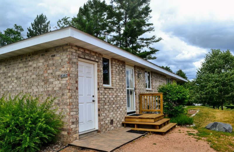 Cabin exterior at Lakeland Rental Management.