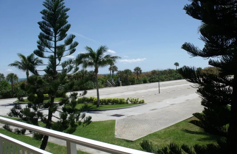 Parking lot at Seagull Beach Club.