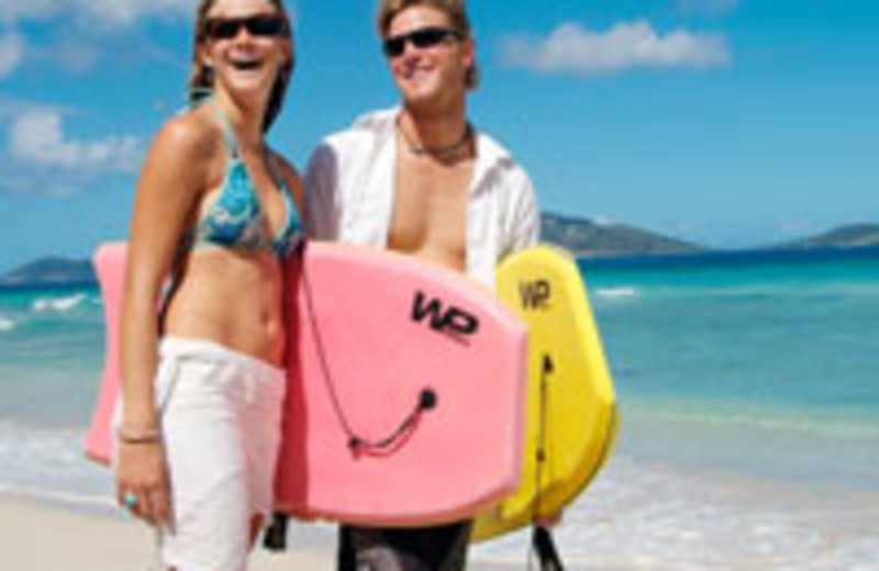 Surfing at Long Bay Beach Resort