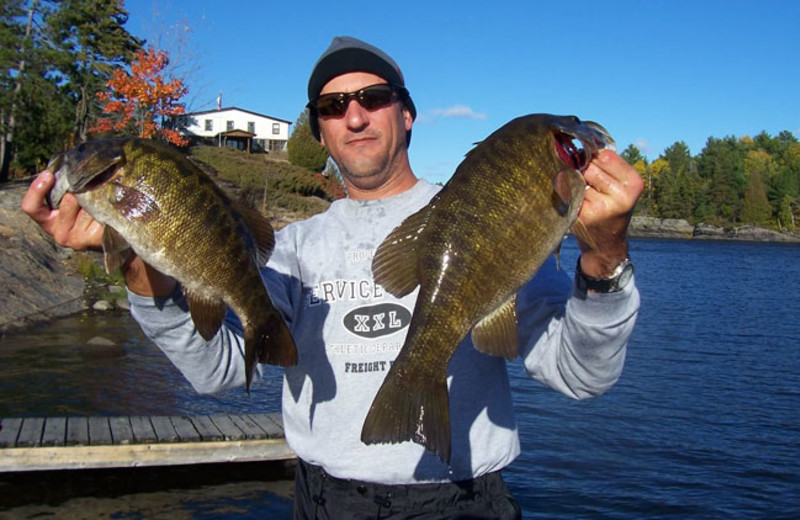 Fishing at Bear's Den Lodge.