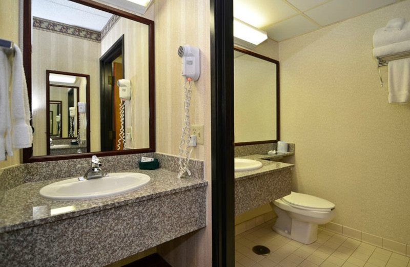 Guest Bathroom at Best Western Center Pointe Inn