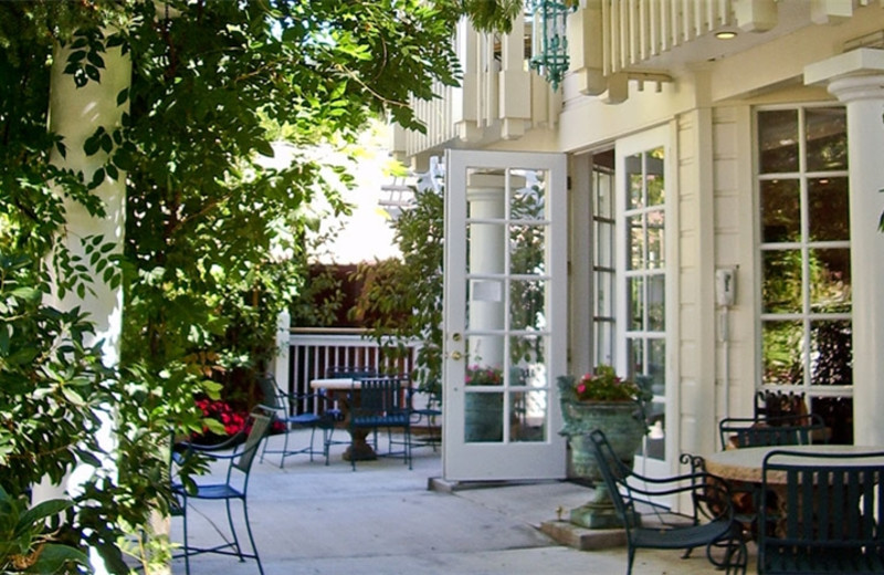Patio view at The Bergson.