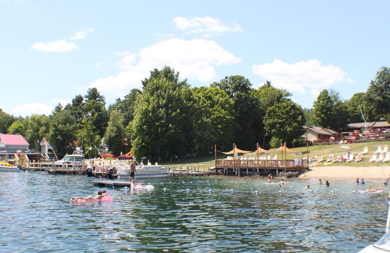 Water activities at Capri Village Resort.