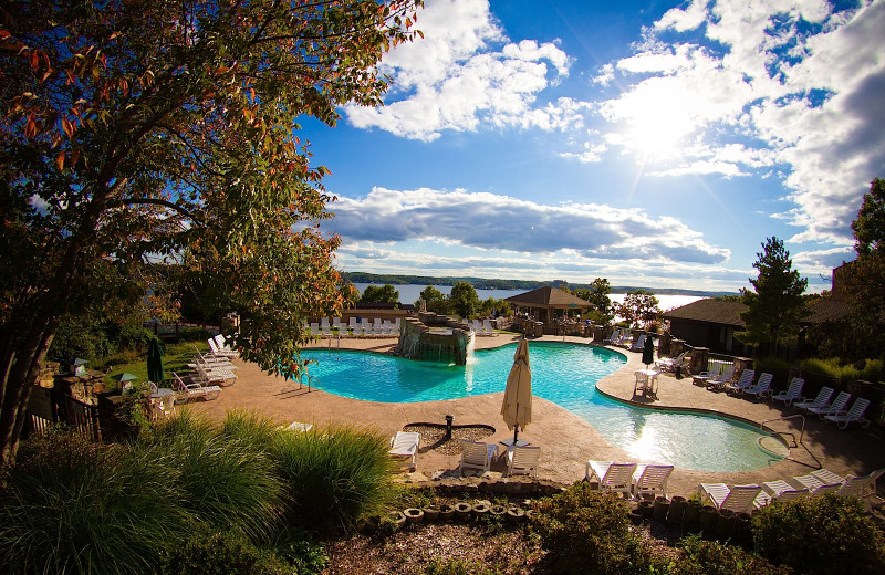 Outdoor pool at The Lodge of Four Seasons.