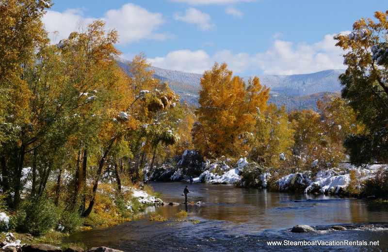 Fishing near Steamboat Vacation Rentals.