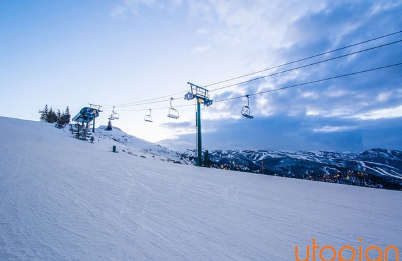 Skiing near Utopian Luxury Vacation Homes.
