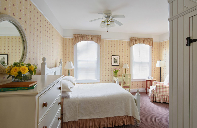 Guest room at Mohonk Mountain House.