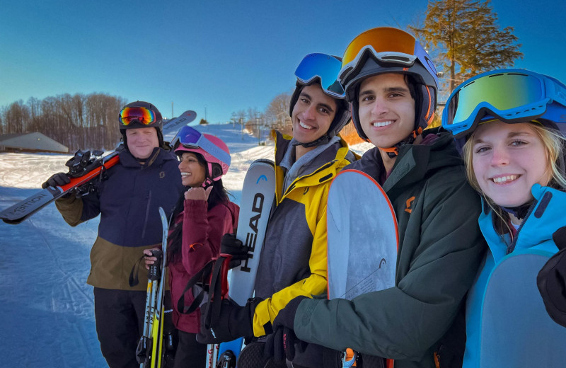 Family at Treetops Resort.