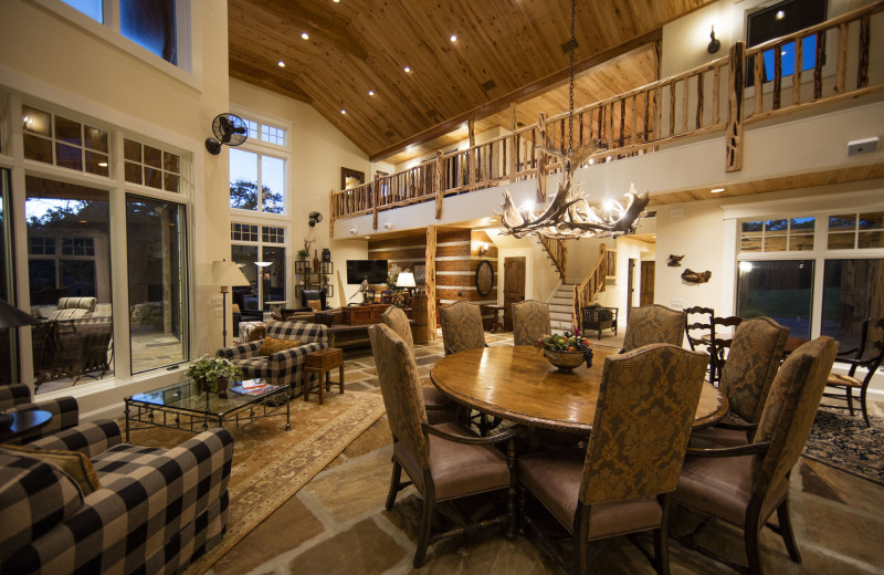 Guest house interior at Joshua Creek Ranch.