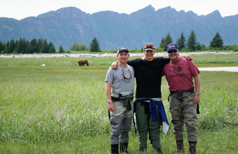 Hiking at Alaska Trophy Adventures Lodge.