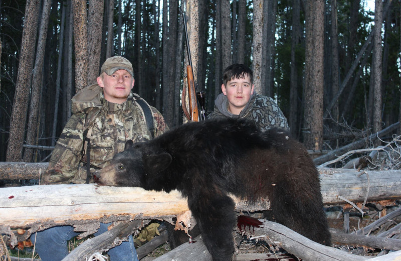 Bear hunting at Kendall Valley Lodge.