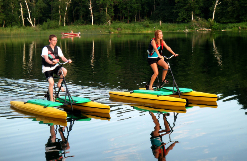 Water activities at Pine Terrace Resort.