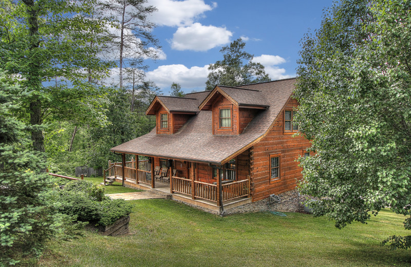 Rental exterior at Maples Ridge Cabin Rentals.