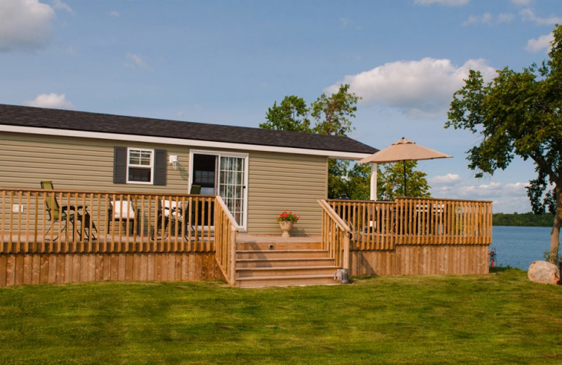 Cabin exterior at Great Blue Resorts- Bellmere Winds Resort.