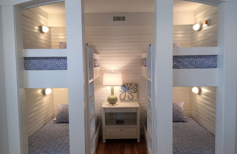 Rental bedroom at Mary Munroe Realty: Bald Head Vacations & Sales.