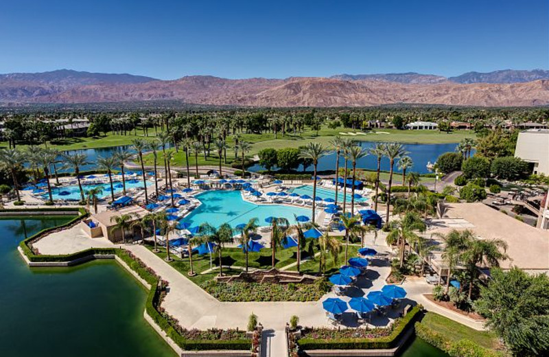 Aerial Pool View at Marriott Desert Springs Resort