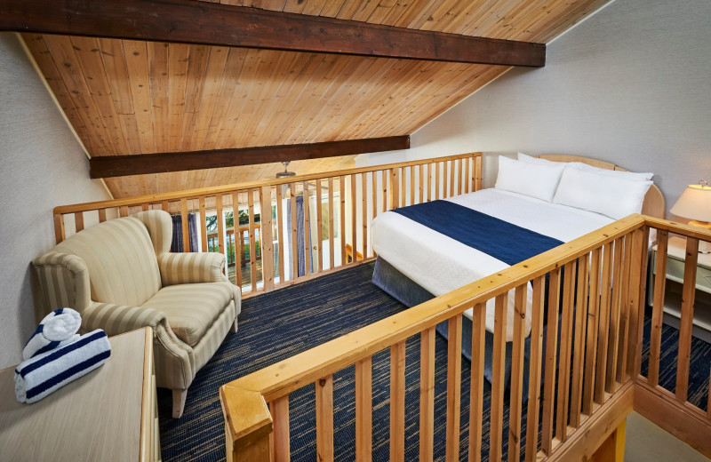 Guest loft at Sir Sam's Inn & Spa.