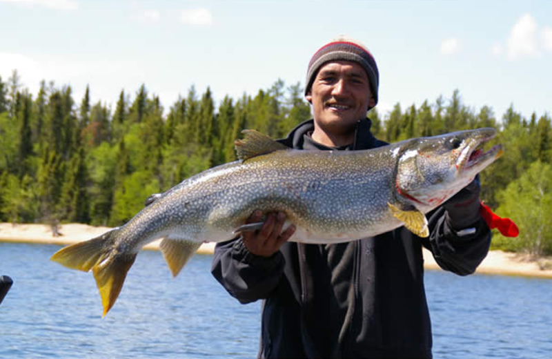 Fishing at Tate Island Lodge.