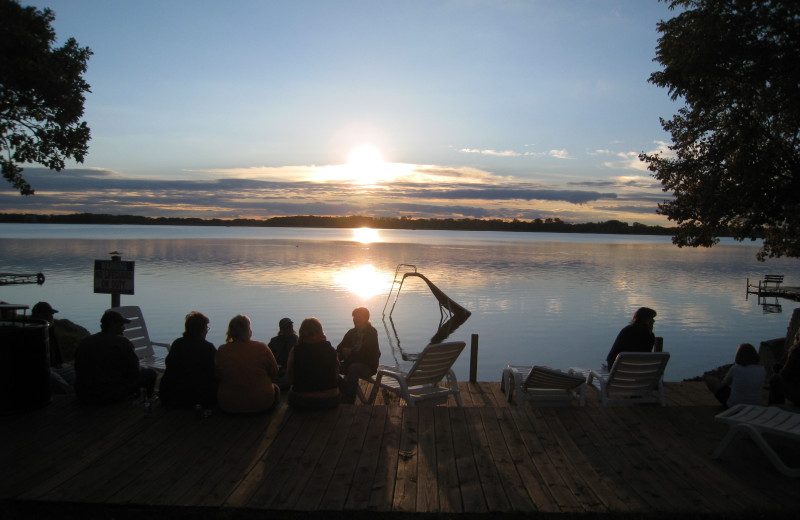 Lake view at Shady Rest Resort.