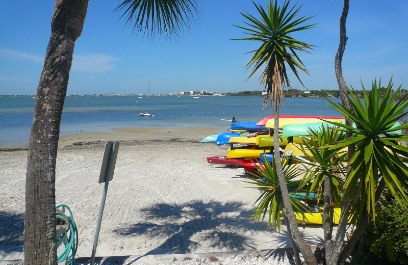 The beach at Bermuda Bay Resort.