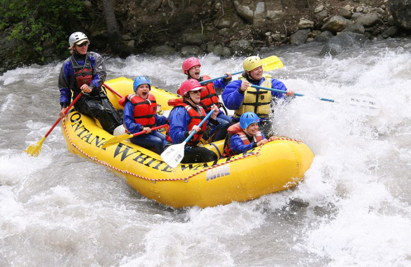 Rafting near Bridger Vista Lodge.