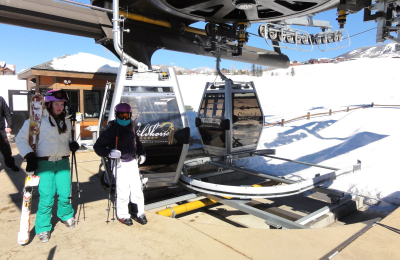 Skiing at Steamboat Vacation Rentals.