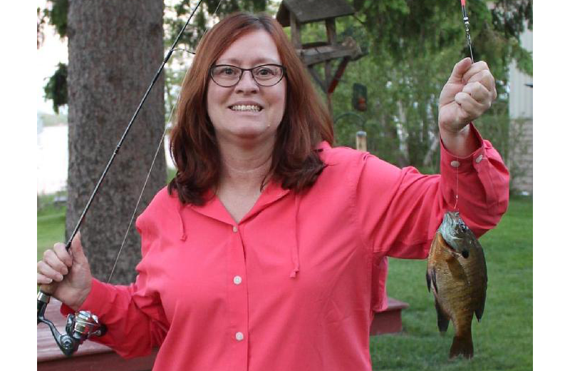 Fishing at Rising Eagle Resort.