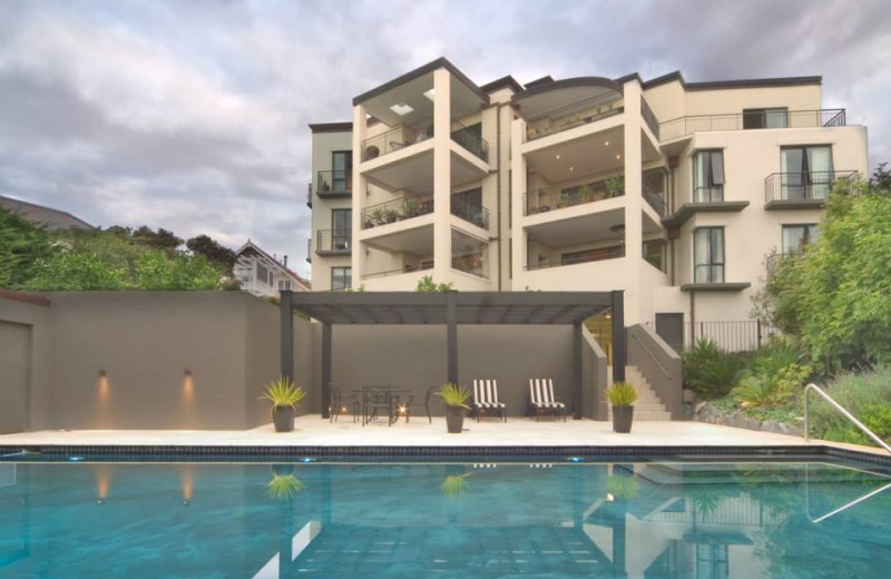 Outdoor pool at Ascot Parnell.